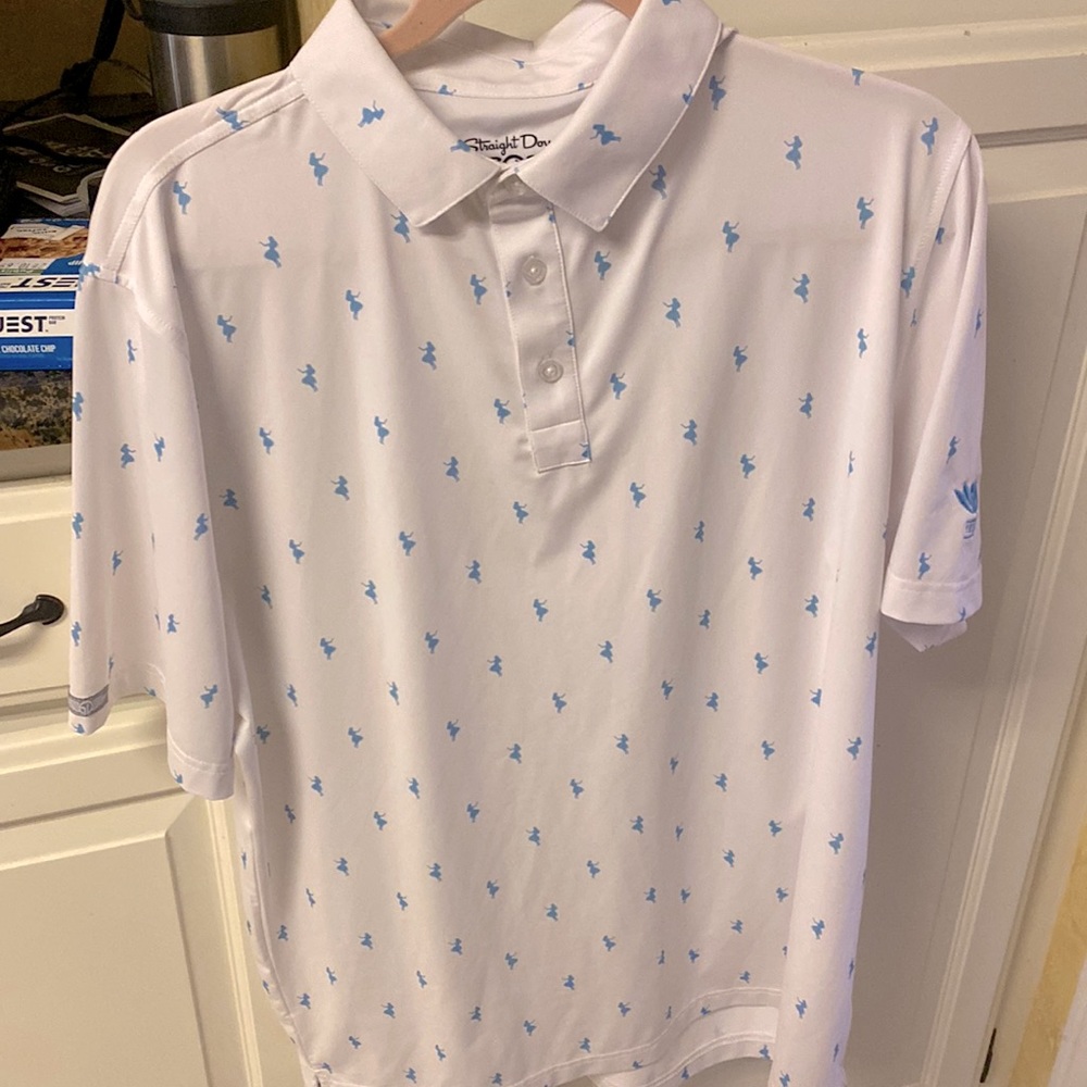 Straight Down Mens Button Down Large Size - image 1